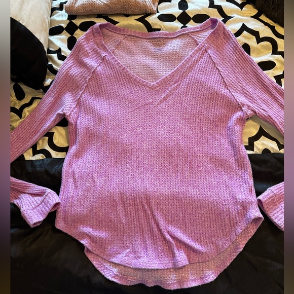 American Eagle Outfitters Tops - American Eagle Waffle Knit Shirt
